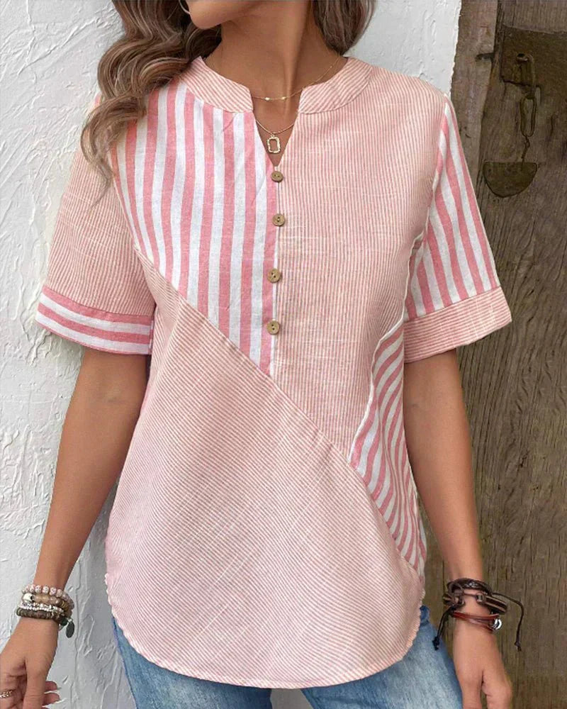 Monroe | Blusa de Rayas Suaves