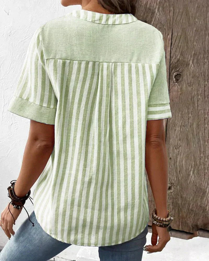 Monroe | Blusa de Rayas Suaves