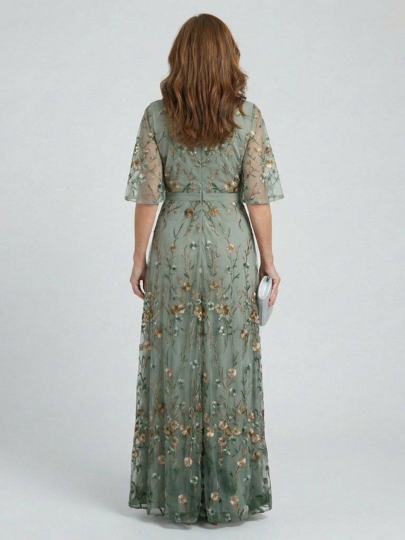 Selora vestido largo con estampado floral