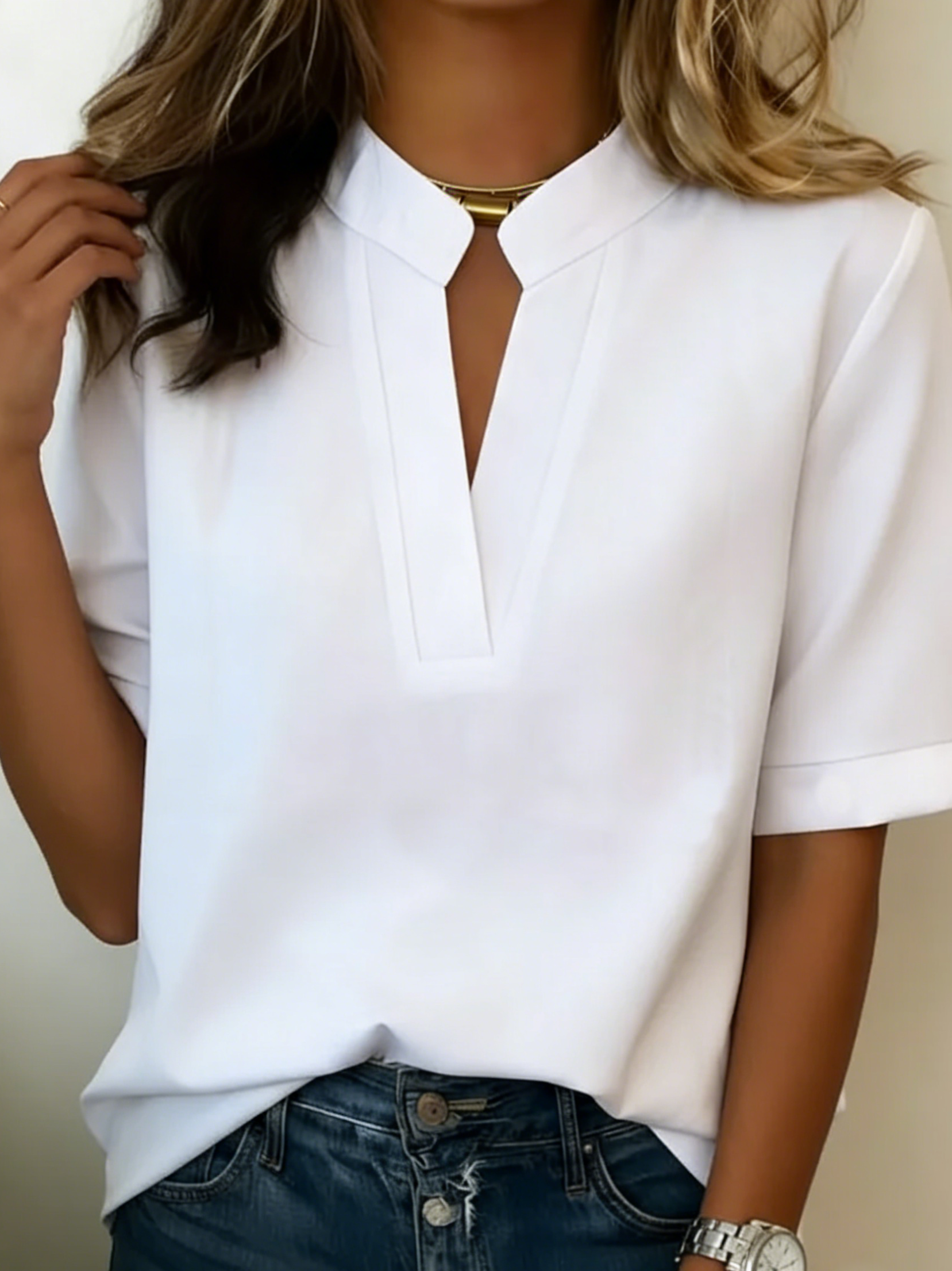 Zulema | Camisa de Manga Corta Relaxed