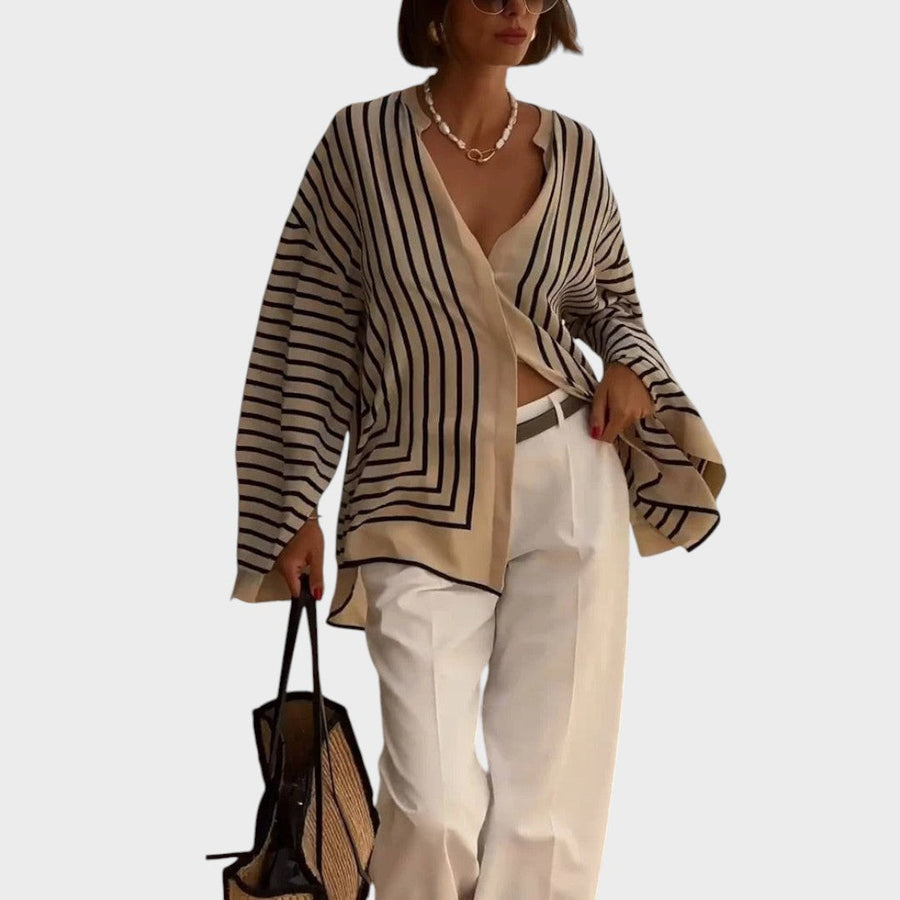 Ana | Camisa De Rayas