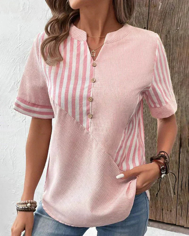 Monroe | Blusa de Rayas Suaves