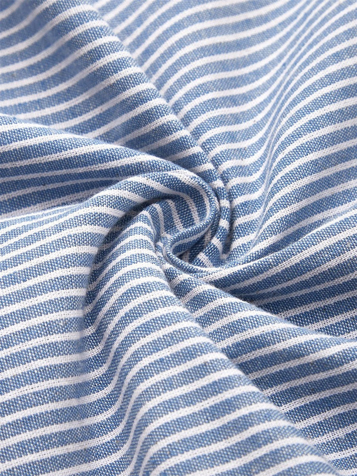Ashley | Vestido midi rayée