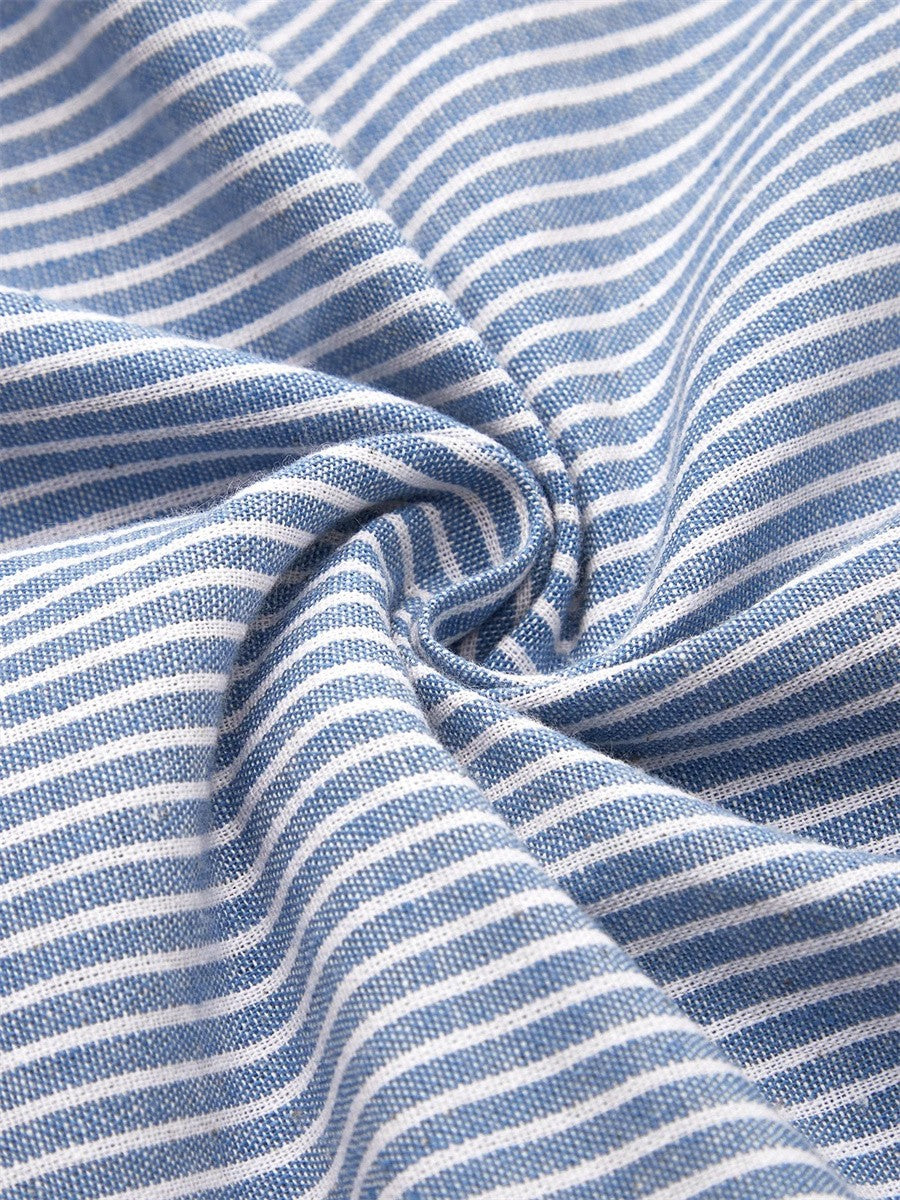 Ashley | Vestido midi rayée