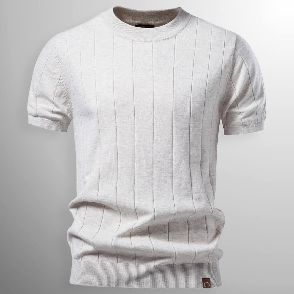 Lucas | Camiseta de canalé premium