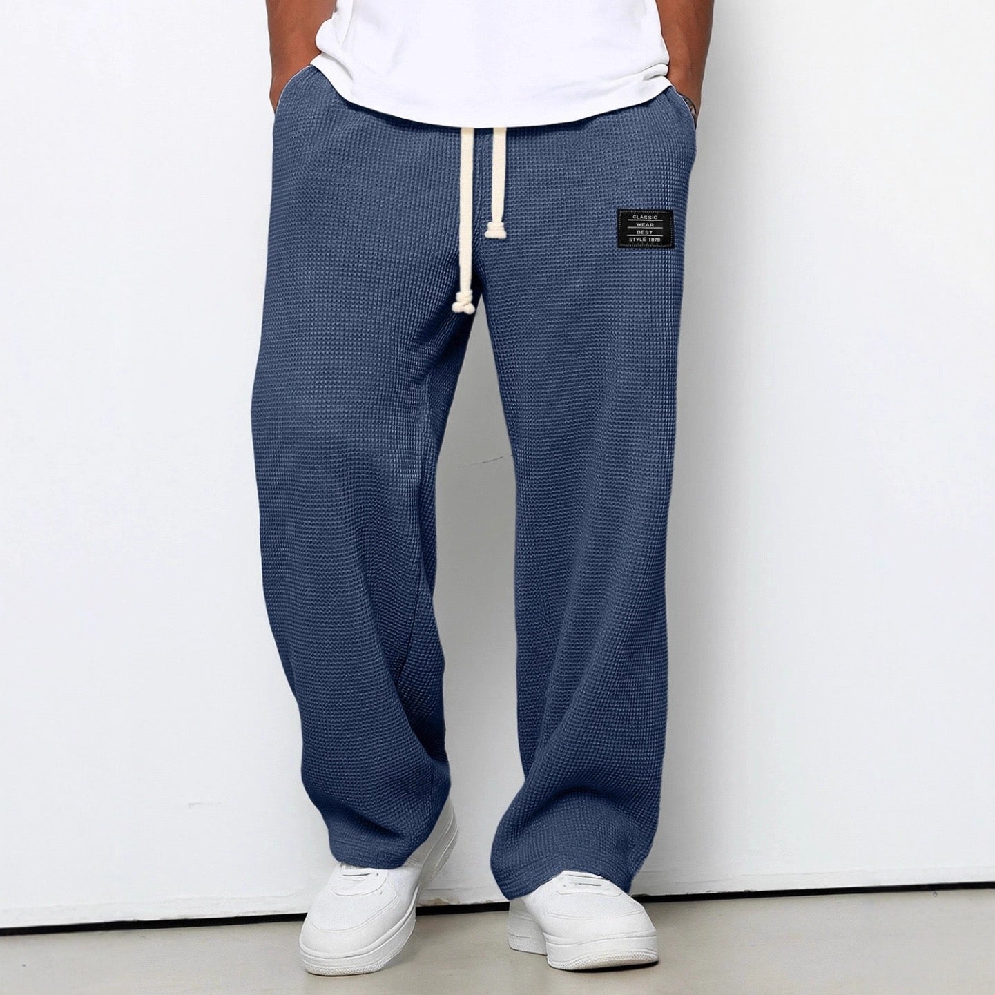 Nicolas | Pantalones de pierna ancha y cintura ajustable