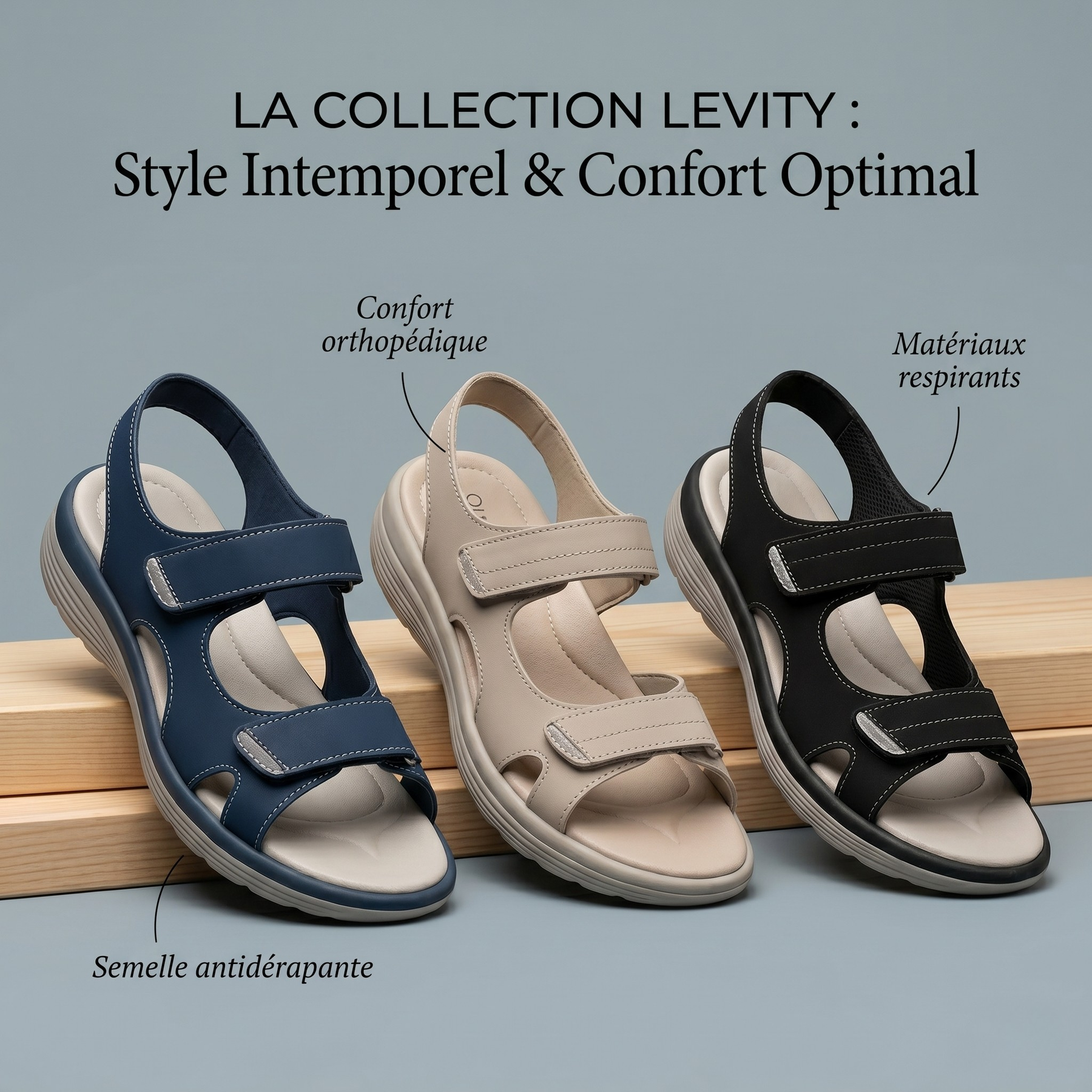 Sophie | Sandalias de Confort Ajustables