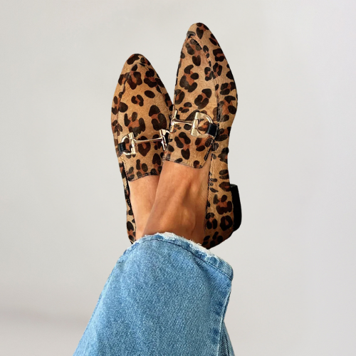 Juul | Mocasines sofisticados con estampado y detalles sutiles