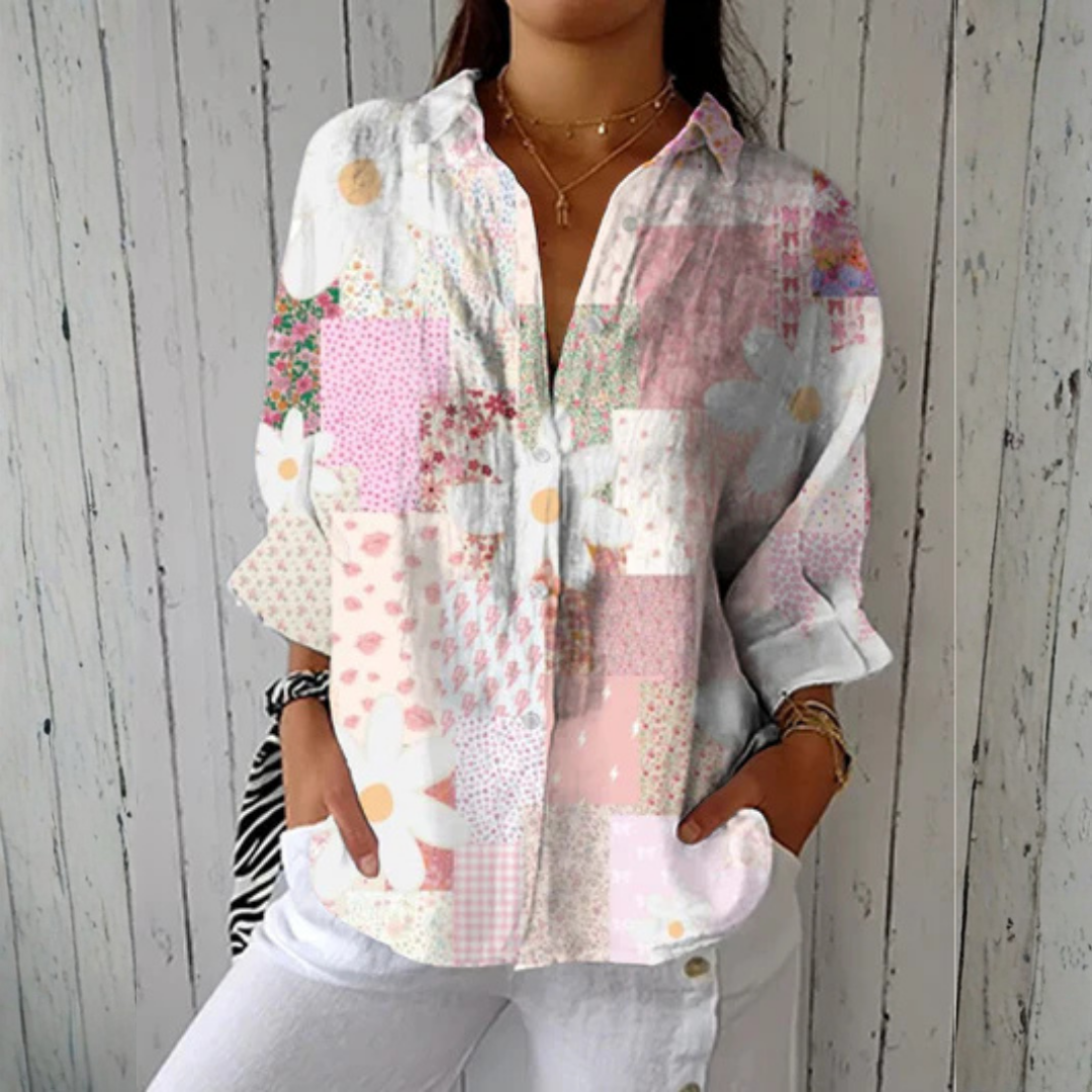 Patricia | Blusa de Margarita de Patchwork