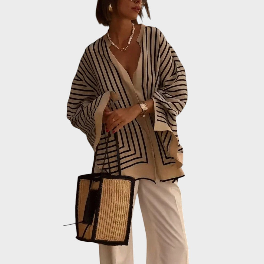 Ana | Camisa De Rayas