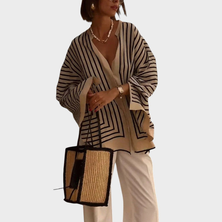 Ana | Camisa De Rayas