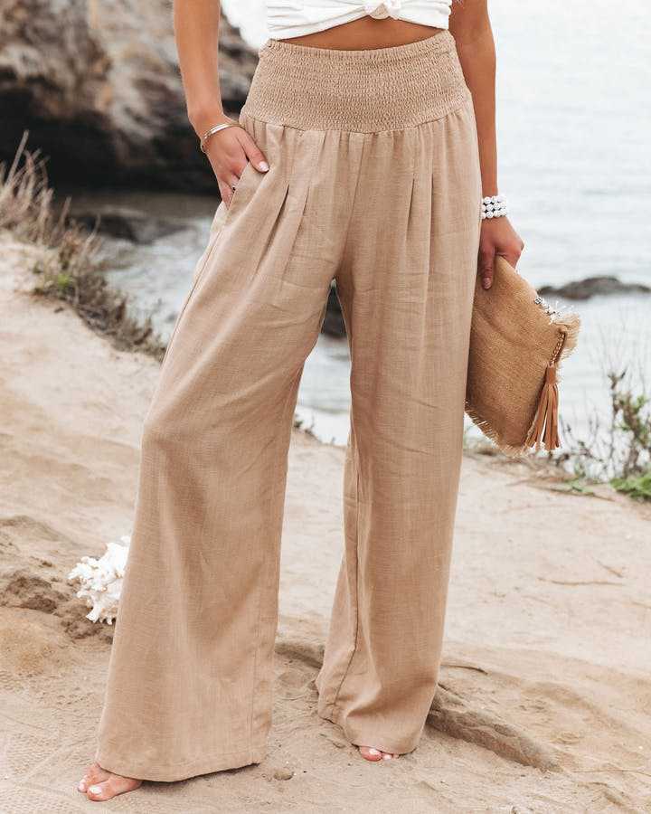 Andrea | Pantalones Anchos de Playa