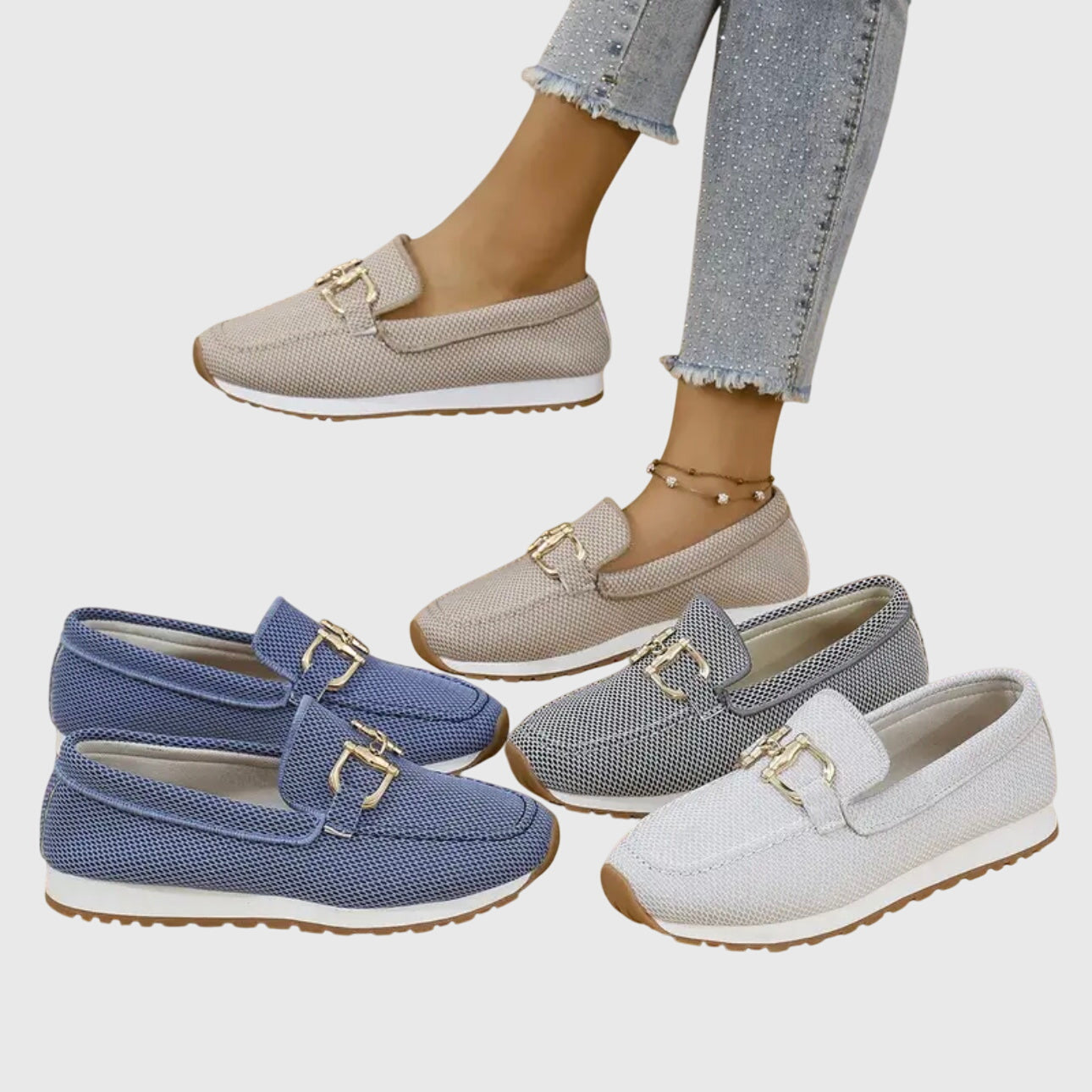 Lili | Zapatillas tipo mocasín ortopédicas
