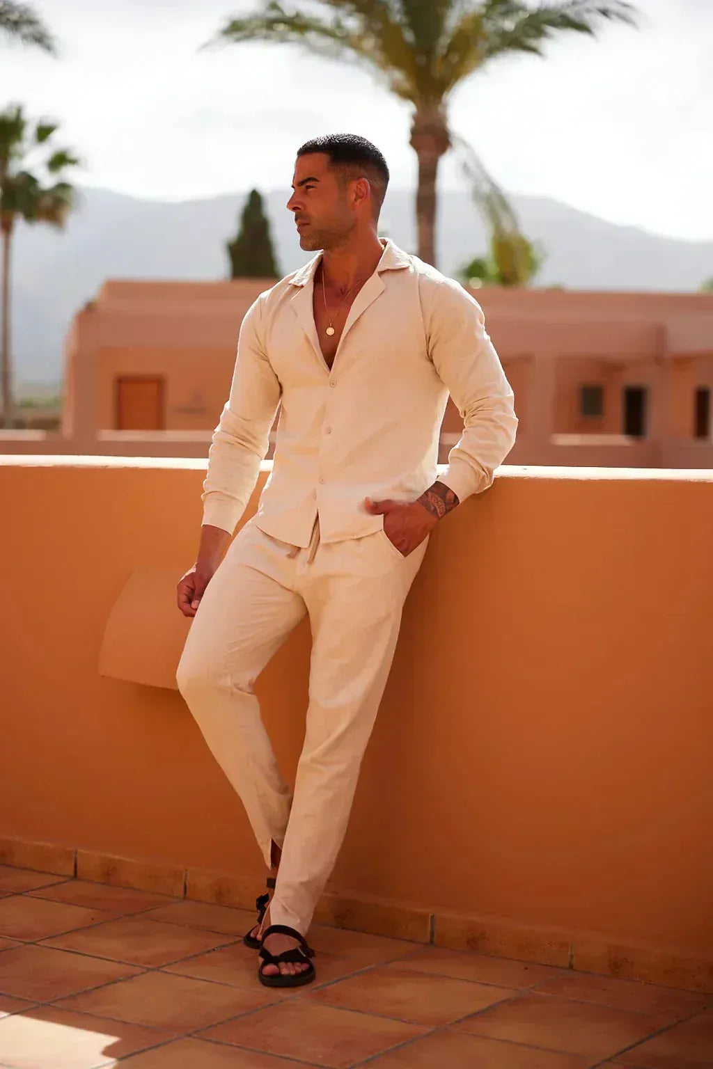 Joel | Conjunto de lino premium