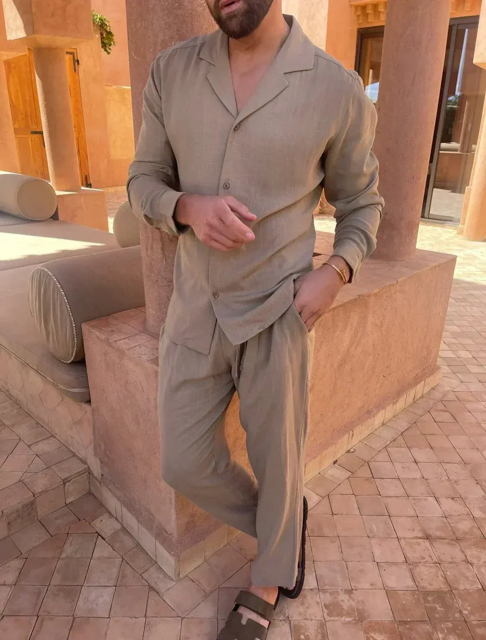 Joel | Conjunto de lino premium