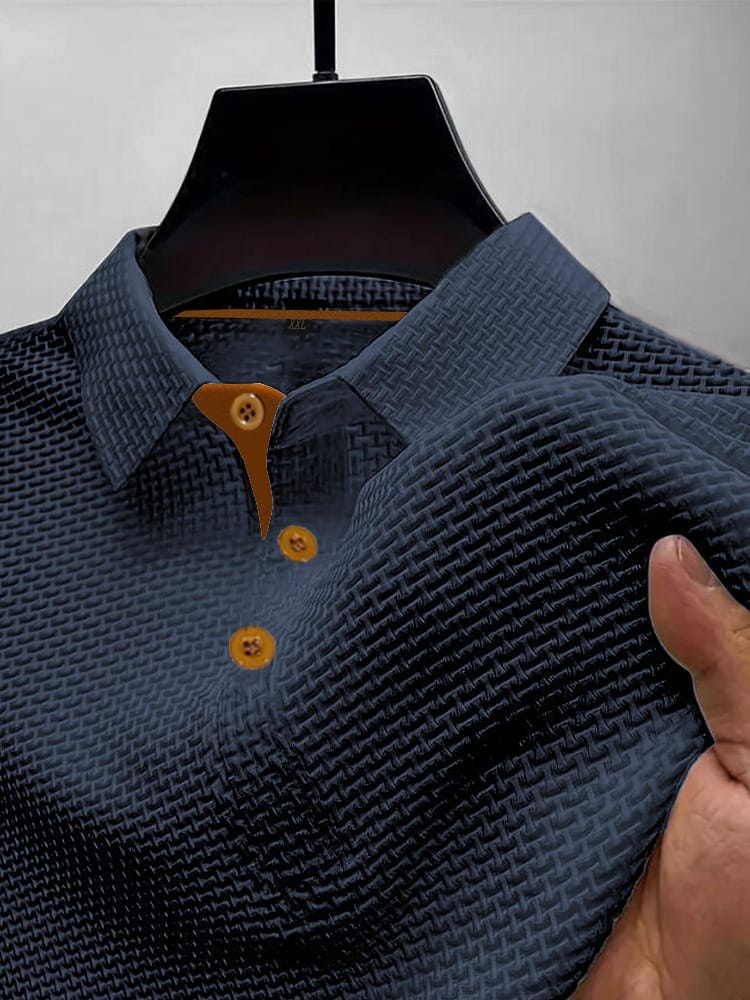 Spencer - Polo moderno para hombre, ligero y transpirable