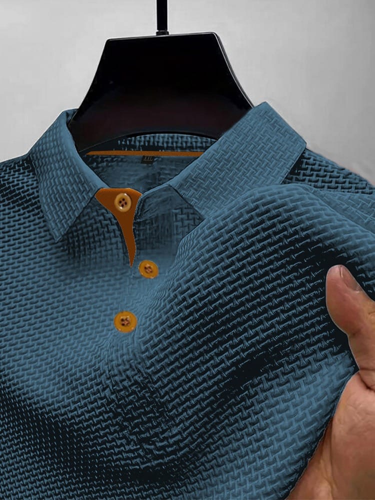 Spencer - Polo moderno para hombre, ligero y transpirable
