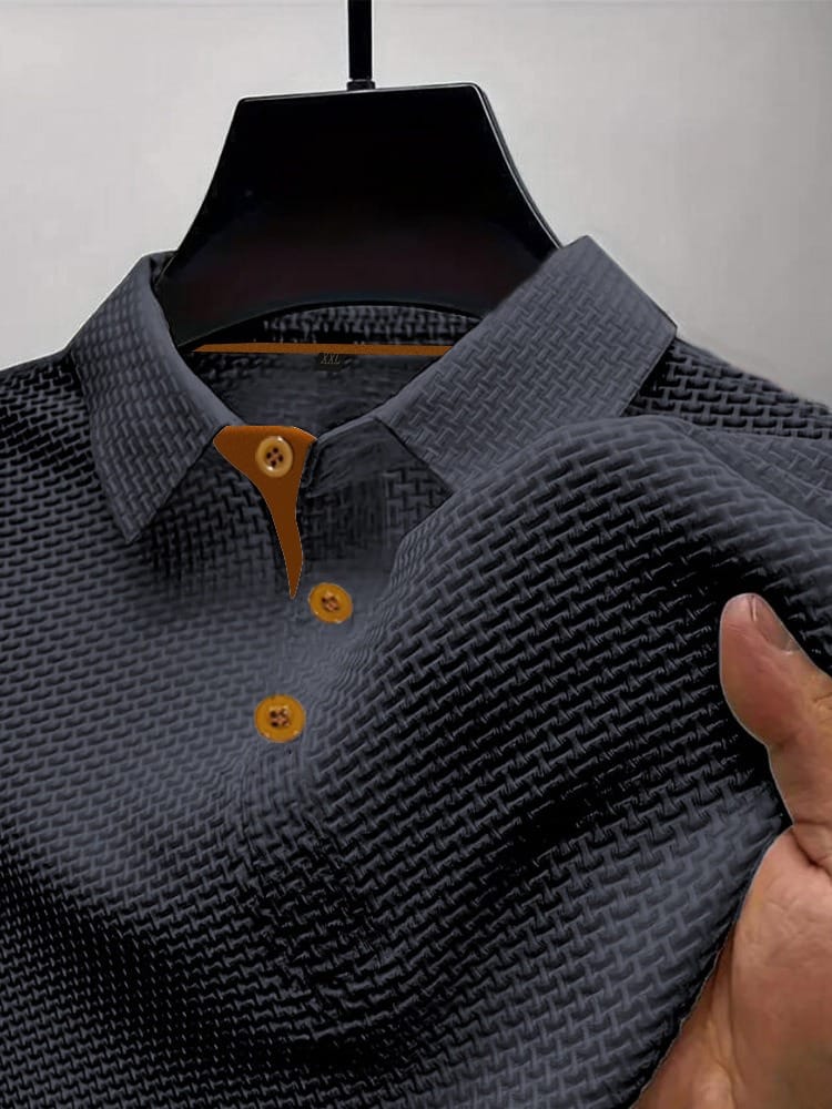 Spencer - Polo moderno para hombre, ligero y transpirable