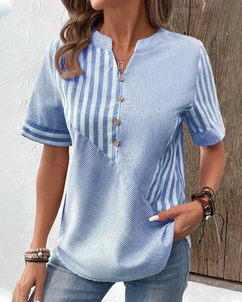 Monroe | Blusa de Rayas Suaves