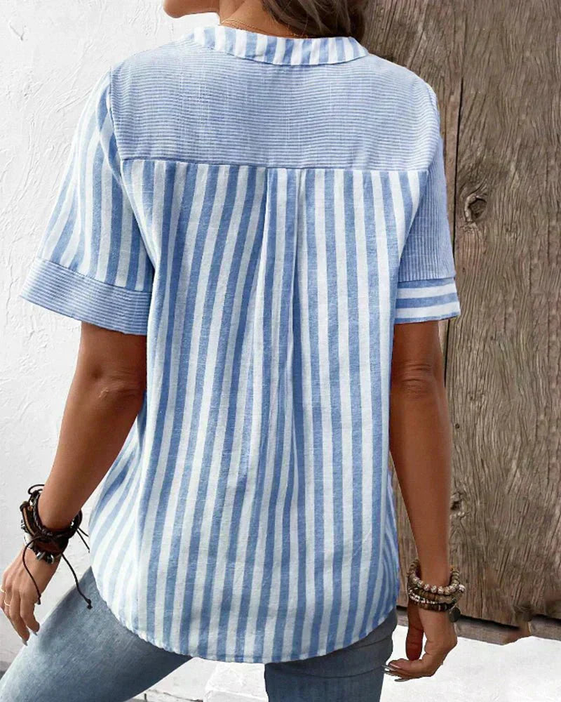 Monroe | Blusa de Rayas Suaves